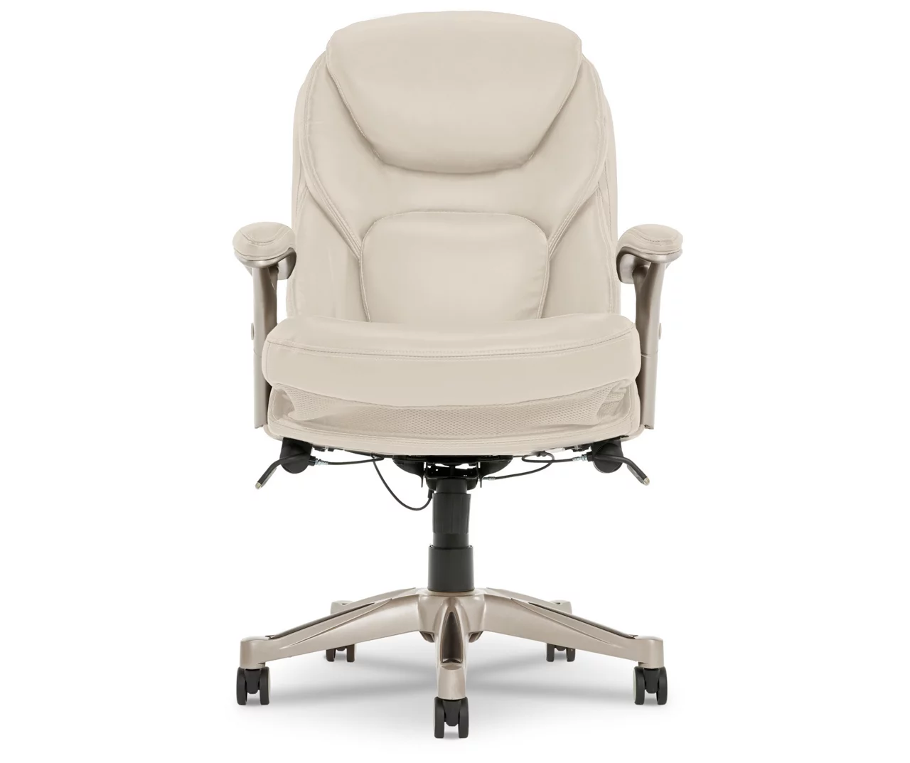 Claremont Ivory Bonded Leather Office Chair 1 Claremont Ivory Bonded Leather Office Chair