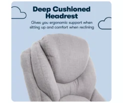 Claremont Light Gray Fabric Office Chair 22 Claremont Light Gray Fabric Office Chair -Happy Home Area 810590395 10 1