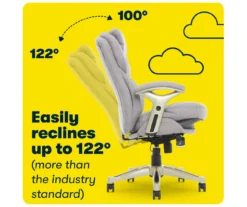 Serta Claremont Fabric Office Chair -Happy Home Area 810590395 8