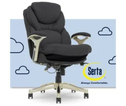 Claremont Dark Gray Fabric Office Chair -Happy Home Area 810590396 1