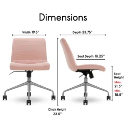 Adelaide Fabric Office Chair -Happy Home Area 810590401 61