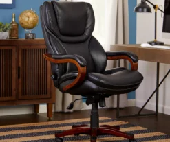 Serta Conway Big & Tall Bonded Leather Office Chair -Happy Home Area 810590408 2 1