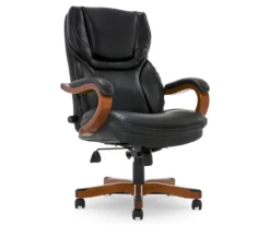 Serta Conway Big & Tall Bonded Leather Office Chair -Happy Home Area 810590408 4 1