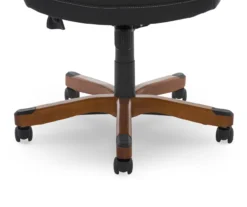 Conway Black Big & Tall Bonded Leather Office Chair -Happy Home Area 810590408 6