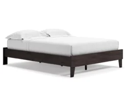 Piperton Black Queen Platform Bed Base -Happy Home Area 810591749 2