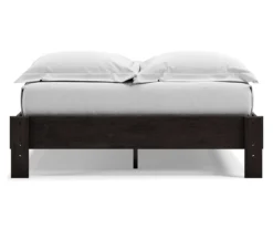 Piperton Black Queen Platform Bed Base -Happy Home Area 810591749 3