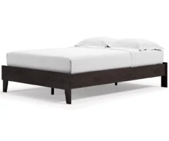 Piperton Black Full Platform Bed Base -Happy Home Area 810591751 1