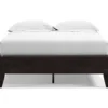Piperton Black Full Platform Bed Base