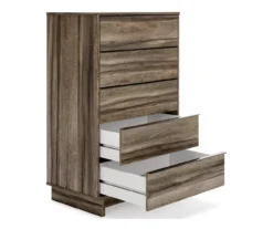 Shallifer Brown 5-Drawer Storage Chest -Happy Home Area 810591841 2