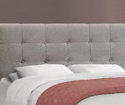 Monarch Linen Tufted Low Profile Bed -Happy Home Area 810598498 B8