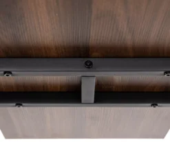 Walnut Modern A-Frame 4-Shelf Bookcase -Happy Home Area 810598942 A0 5