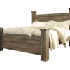 Signature Design By Ashley Trinell King Poster Bed