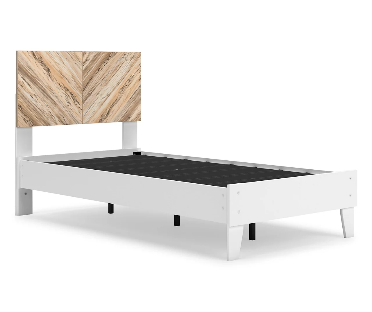 Signature Design By Ashley Piperton White Twin Panel Platform Bed 2 Signature Design By Ashley Piperton White Twin Panel Platform Bed - Image 2