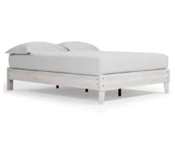 Signature Design By Ashley Shawburn Queen Crossbuck Panel Platform Bed -Happy Home Area combo790028 2