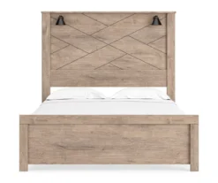 Signature Design By Ashley Senniberg Queen Bed With Sconce Lights -Happy Home Area combo890007 3
